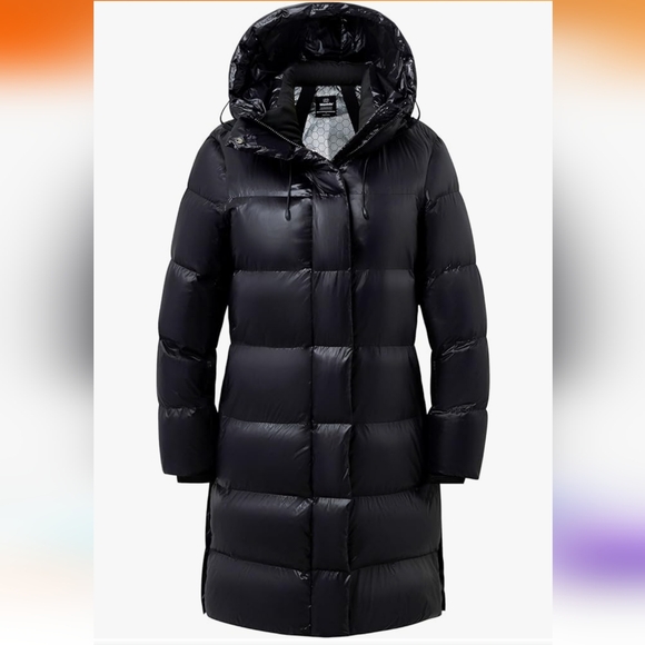 Wantdo Hooded Puffer Jacket- Long Quilted Medium NWT - Picture 5 of 16